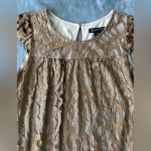 Gold and Black International Concepts Dress
